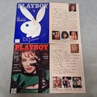 1987 Playboy Magazine Lot 2 Issues W   Centerfolds January   February 