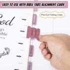 Bible Tabs  75 Tabs  Laminated Bible Index Tabs For Women And Men  Bible Book Ta