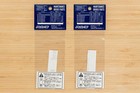 Genuine Rays Ce28sl Wheel Repair Sticker  no 24  - 17 18 Inch - Red  2 Sets 