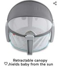 Fisher-price Baby Portable Bassinet And Play Space On-the-go Baby Dome  Windmill