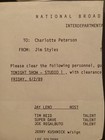 Tim Reid Reid Signed Script For  snoops  On The Tonight Show  Remember When