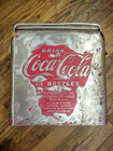 Antique Coke Coca Cola Cooler Small 6 Pack Style W opener 9x11x12 Original 1940