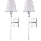 Set Of 2 Wall Sconce Battery Operated Wall Light battery Powered Non-hardwired 