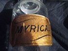 Pharmacy Vintage Myrica Apothecary Bottle With Stopper And Label Glass Jar 91 4