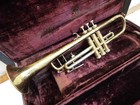Vintage French Couesnon Trumpet Made In Paris France W case Mouthpiece