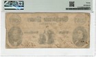 Ct-25  10 1861 Confederate States Civil War Contemporary Counterfeit Note Pmg 20