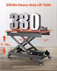 Electric Lift Table 330 Lbs Capacity Single Scissor Lift Table 8 - 28 In H