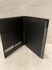 New Tumi 100  Textured Leather Portfolio Notepad Letter Pad - Black