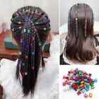 100pcs Dreadlock Clips Hair Braid Cuffs Rings Wrap Beads Buckle Adjustable Clips