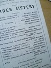 Theatre Programme Three Sisters - Michael Warre Celia Johnson Diana Churchill