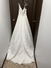 Size 10 White Spaghetti Strap Bridal Gown Wedding Dress Sparkles