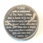 Franklin Mint 1967 Midwestern United Life Ins Mulic Silverclad Prayer Coin Token