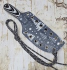 Kydex  Sheath To Fit Spyderco Bow River Hunter  Combat Clip  Hand Made   Scky358