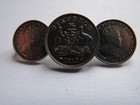 Antique Sterling Silver Brooch Made From 1910 Australia Silver Coins