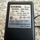 Genuine Casio Ad-1ul Ac Adapter 7 5v Power Supply Cord Oem Ver  Tc2