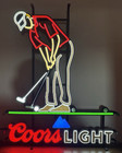 Coors Light Golf Motion Led Lighted Sign - Nib