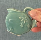 Vintage Early 20th Century Collectible Shawnee Pottery Mini Blue Stars Pitcher