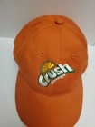Orange With Green White Yellow Crush Hat Cap Hook Loop