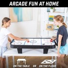 Gosports 40 Inch Table Top Air Hockey Game For Kids - Ac Outlet Powered Motor   