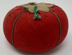 Vintage Tomato Victorian Pin Cushion Made In Japan Tag