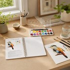 Beautiful Workbook Set For Beginners - Relaxing   Easy To Paint Water Colorin   