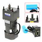 Geared Motor 110v Ac With Speed Controller High Torque 135rpm 250w 1 10  10k 