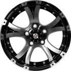 14x5 5 Trailer Wheel 5x4 5 Black Machined Aluminum Trailer Rim Silver Cap
