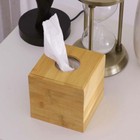 Square Wooden Tissue Box Decorative Desktop Paper Towel Box Cover Napkin Holder