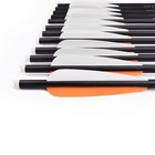 6pcs Crossbow Bolts Carbon Arrows 18inch Archery Bow Hunting Shooting