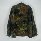 German Military Flecktarn Camouflage Field Jacket Button Front