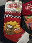   2 Pc disney Pixar Cars Lightning Mcqueen Christmas Stocking Piston Cup 15    