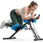 Merach New Adjustable Ab Trainer Foldable Machine For Abs Workout At Home Gym