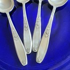 4  Rogers Bros 1847 Ambassador Round Gumbo Soup Spoons Set 