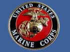 U s Marine Corps Ega Usmc Metal Medallion Enamel Shadow Box Emblem Plaque