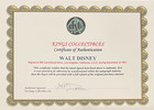 Walt Disney Classic Studio-style Signed Autograph Display Art
