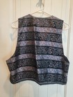 Vintage Longhorn Vest By Niver Western Wear -medium- Sass Western