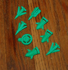 Gerry Anderson Thunderbirds Miniature Rubber Rescue Vehicles - Green