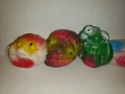 Vintage 6 Wacky Ghoulie Monster Weirdo Head Gumball Machine Vending Toys Sku 37
