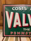 Valvoline Pennsylvania Oil Sign Motor Gas Pump Station Garage Vintage Style Pub