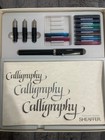 Vintage Sheaffer Nononsense Calligraphy Pen Set 3 Nibs Pen Booklet Some Ink 1982