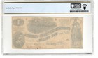 1862  1 Confederate Note T-44 Pcgs 58 Ppq Csa Civil War Currency