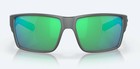 Costa Del Mar Reefton Pro Matte Gray Green Mirror Polarized Glass 580g New