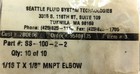 Swagelok Ss-100-2-2  1 16t X 1 8mnpt Male Elbow   1 Lot Of 10  