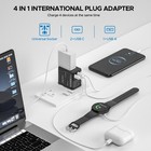 Travel Adapter International Universal 2 Usb Charge Ports Converter Plug Charger