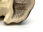Vintage House Of Global Art Harvey Knox Hand Painted Border Collie Dog Figurine