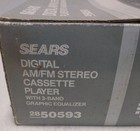 Sears Vintage Digital Am fm Car Stereo Cassette Radio