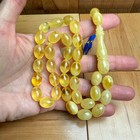 Luxury Natural Baltic Amber  Misbaha            Islamic 33 Rosary 9mm X 13mm 29 6g