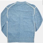 Burberry Blue Rib-knit V-neck Button Cardigan Sweater Equestrian 8y