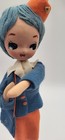 1964-1965 Miss New York World s Fair Doll Big Eye Flight Attendant Purse Euc 13 
