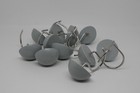 Grey  Wooden Metal Shower Curtain Hooks Set Of 12 Used